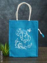 Jute Bag - Butter Krishna Printed Wbg0579 Bags