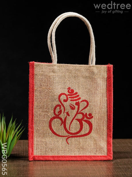 Jute Bag - Ganesh Printed Wbg0565 Bags