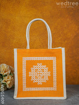 Jute Bag Kolam Design - Wbg1409 Bags