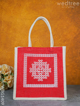 Jute Bag Kolam Design - Wbg1409 Bags