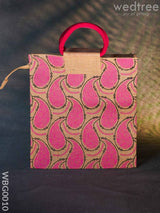 Jute Bag With Mango Prints - Wbg0010 Bags