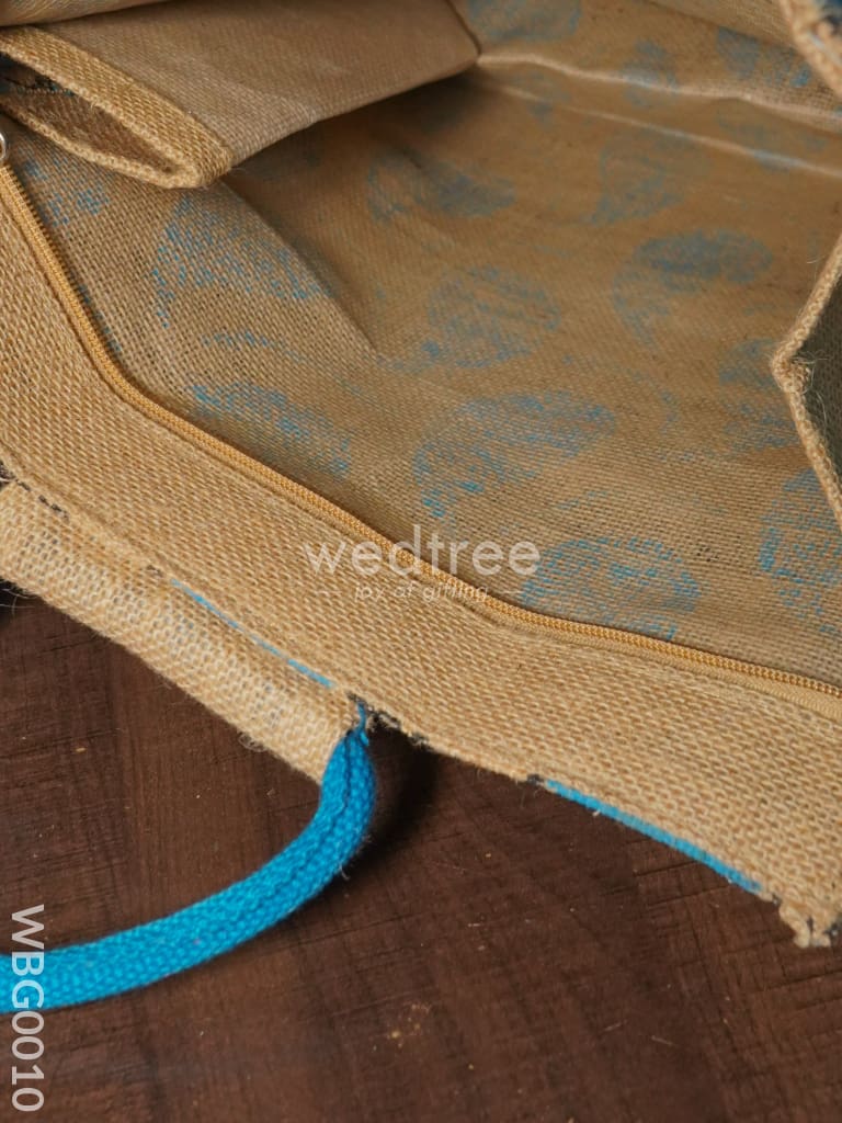 Jute Bag With Mango Prints - Wbg0010 Bags