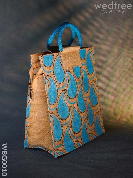 Jute Bag With Mango Prints - Wbg0010 Bags