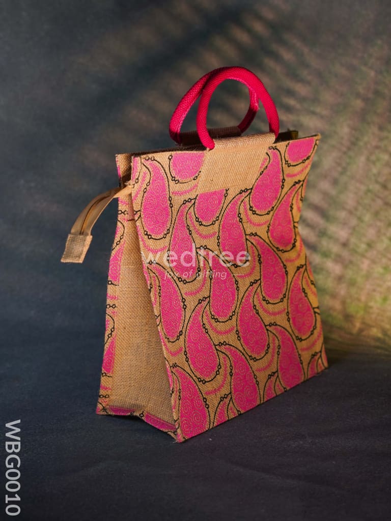 Jute Bag With Mango Prints - Wbg0010 Bags