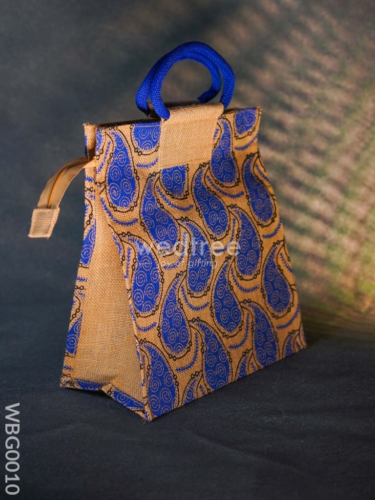 Jute Bag With Mango Prints - Wbg0010 Bags