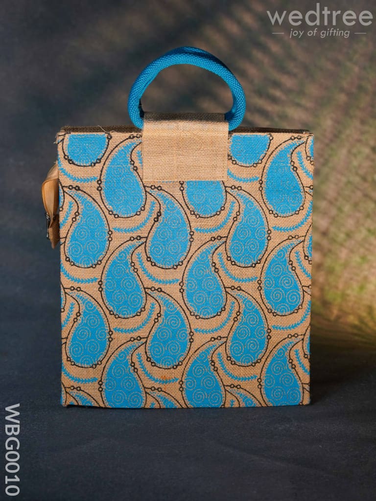 Jute Bag With Mango Prints - Wbg0010 Bags