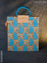 Jute Bag With Mango Prints - Wbg0010 Bags