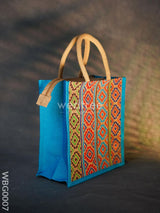 Jute Bag With Multi-Colour Stripes - Wbg0007 Bags