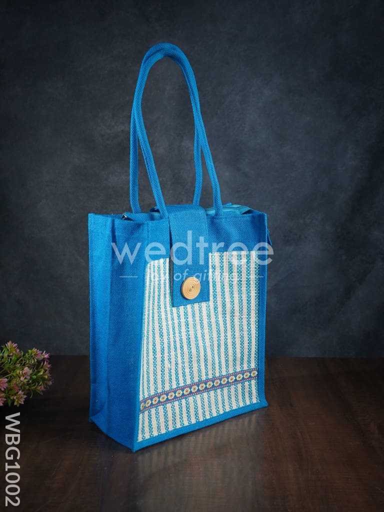 Jute Bag With Printed Stripes - Wbg1002 Bags