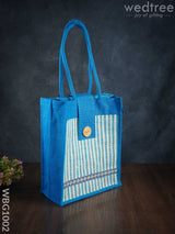 Jute Bag With Printed Stripes - Wbg1002 Bags