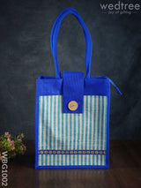 Jute Bag With Printed Stripes - Wbg1002 Bags