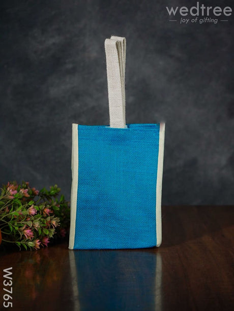 Jute Bag With Velcro - W3765 Bags