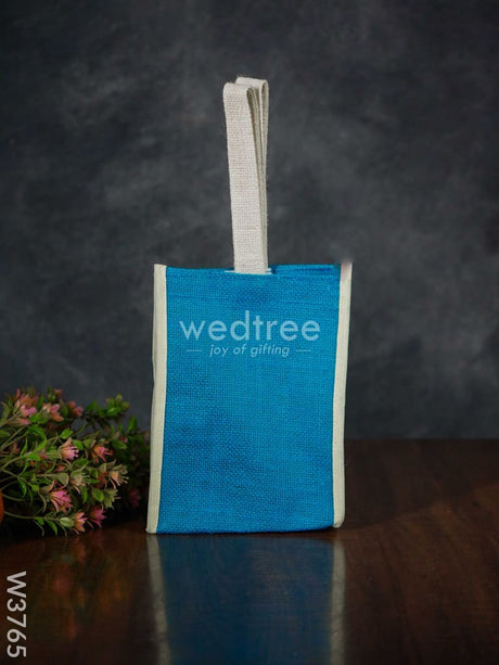 Jute Bag With Velcro - W3765 Bags