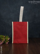 Jute Bag With Velcro - W3765 Bags