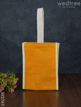 Jute Bag With Velcro - W3765 Bags