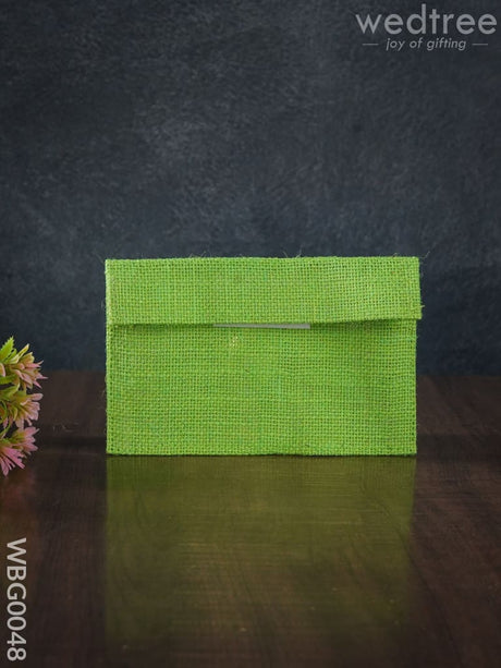 Jute Envelope Purse - Wbg0048 Bags