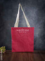 Jute Shopping Bag With Thread Handle - Wbg0865 Bags