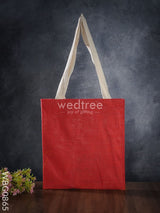 Jute Shopping Bag With Thread Handle - Wbg0865 Bags