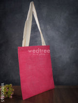 Jute Shopping Bag With Thread Handle - Wbg0865 Bags