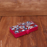 Kalamkari Rectangle Jewel Box - W3787 Jewellery Holder