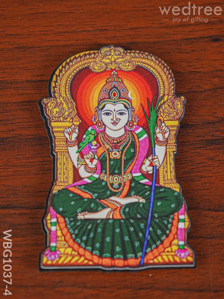 Kamatchi Amman Fridge Magnet - Wbg1037-4 Home Decors