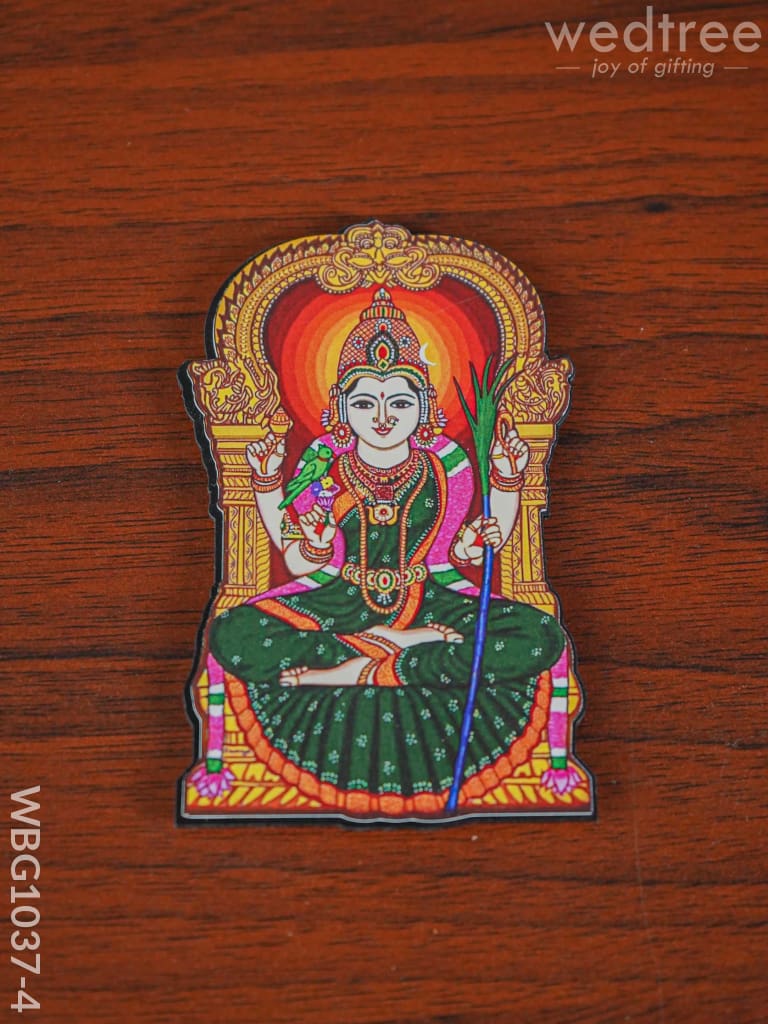 Kamatchi Amman Fridge Magnet - Wbg1037-4 Home Decors