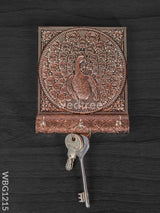 Peacock Copper Oxidised Keystand - Wbg1215 Key Hangers