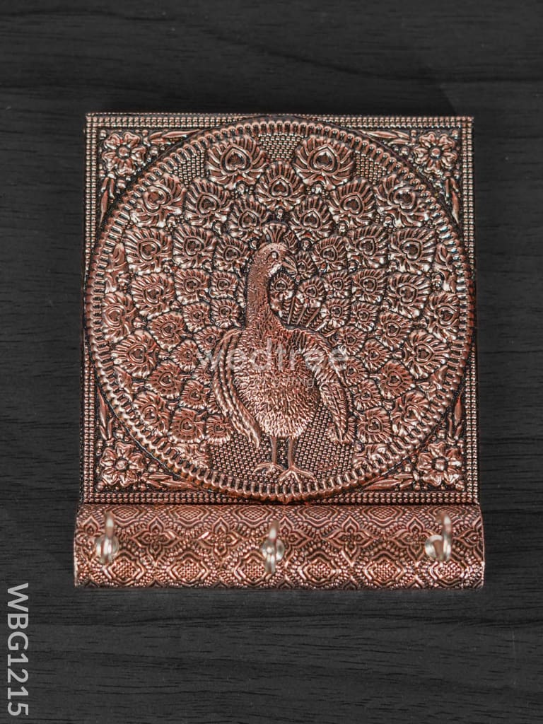 Peacock Copper Oxidised Keystand - Wbg1215 Key Hangers