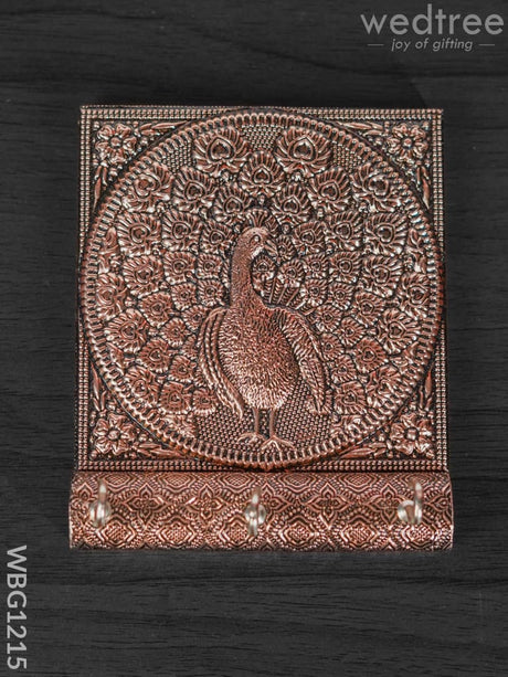 Peacock Copper Oxidised Keystand - Wbg1215 Key Hangers