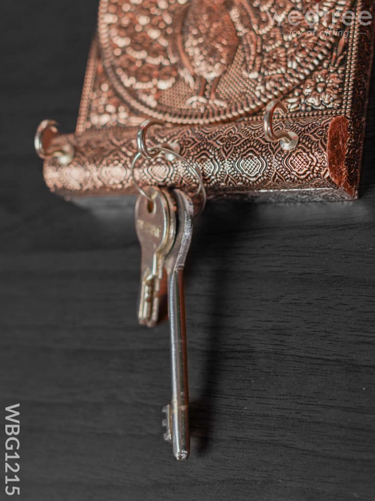 Peacock Copper Oxidised Keystand - Wbg1215 Key Hangers