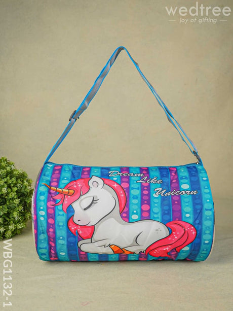 Kids Duffle Bag - Unicorn Wbg1132-1 Return Gifts