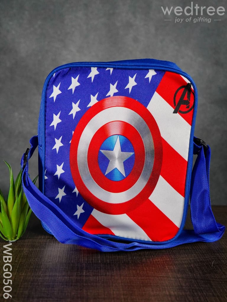 Kids Lunch Bag - Avengers Shield Wbg0506 Return Gifts