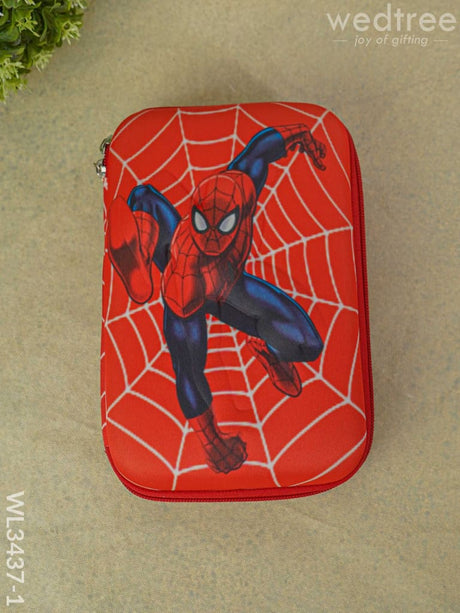 Pencil Box - Spider Man Wl3437-1 Kids Utility
