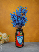 Kondapalli - Handpainted Flower Vase Wl4208 Wooden Decor