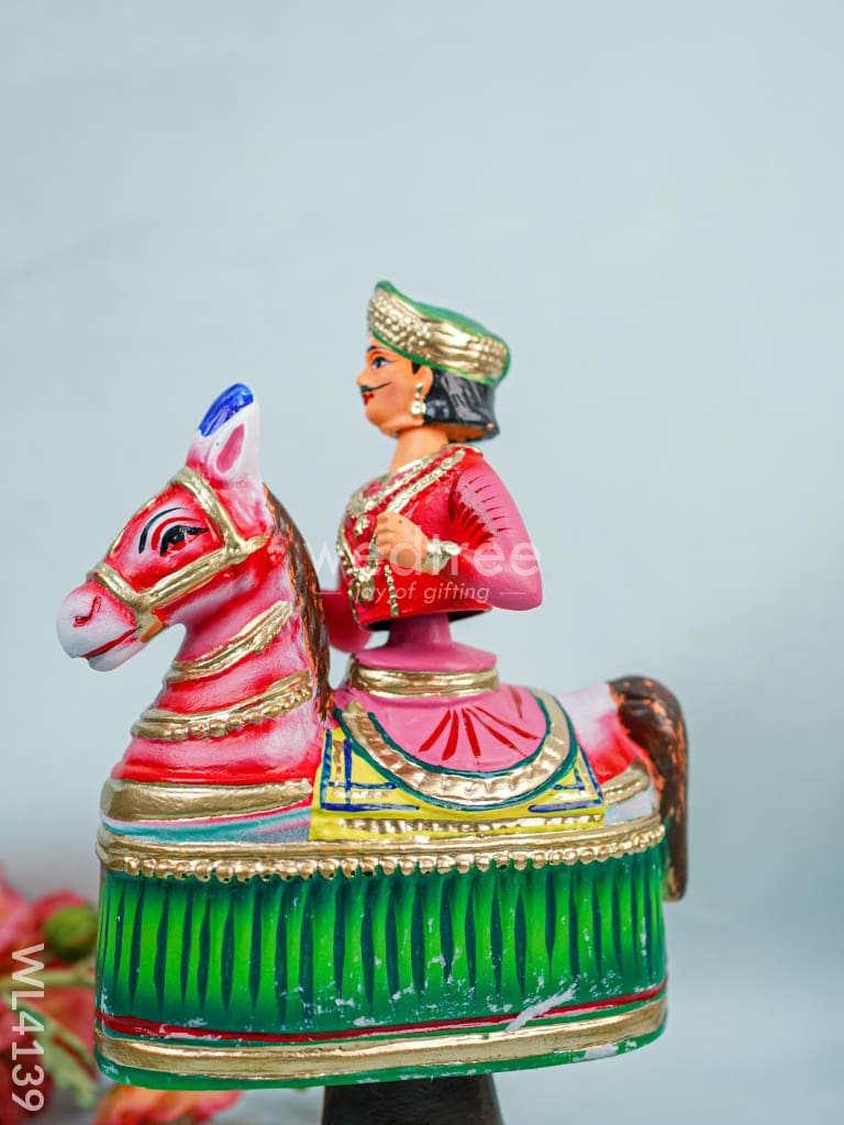 Kondaipalli Toy - Poikaal Kuthirai -Wl4139 Wooden Decor