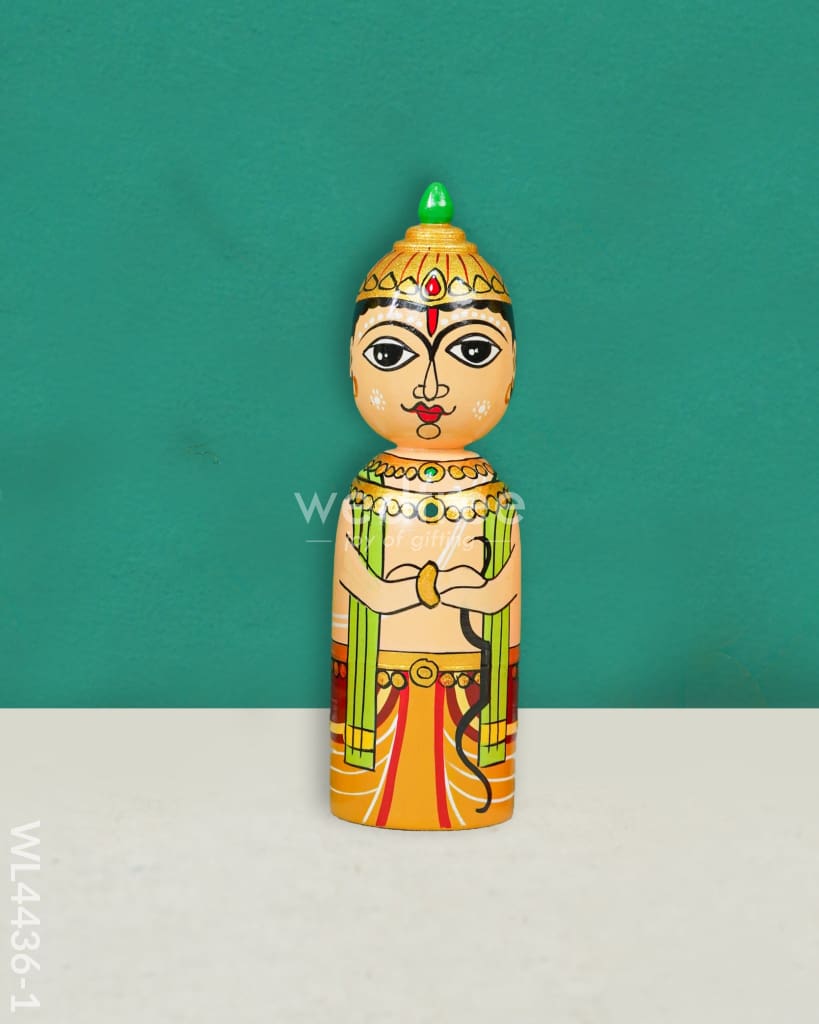 Kondapalli Toy - Ram Dabar Wl4436 Wooden Decor