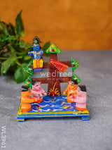 Krishna Story Set - Wl3961 Wooden Decor