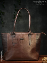 Ladies Handbag - With Squared And Plain Design Mixed Wl0967 Handbags