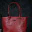 Ladies Handbag - With Squared And Plain Design Mixed Wl0967 Red Handbags