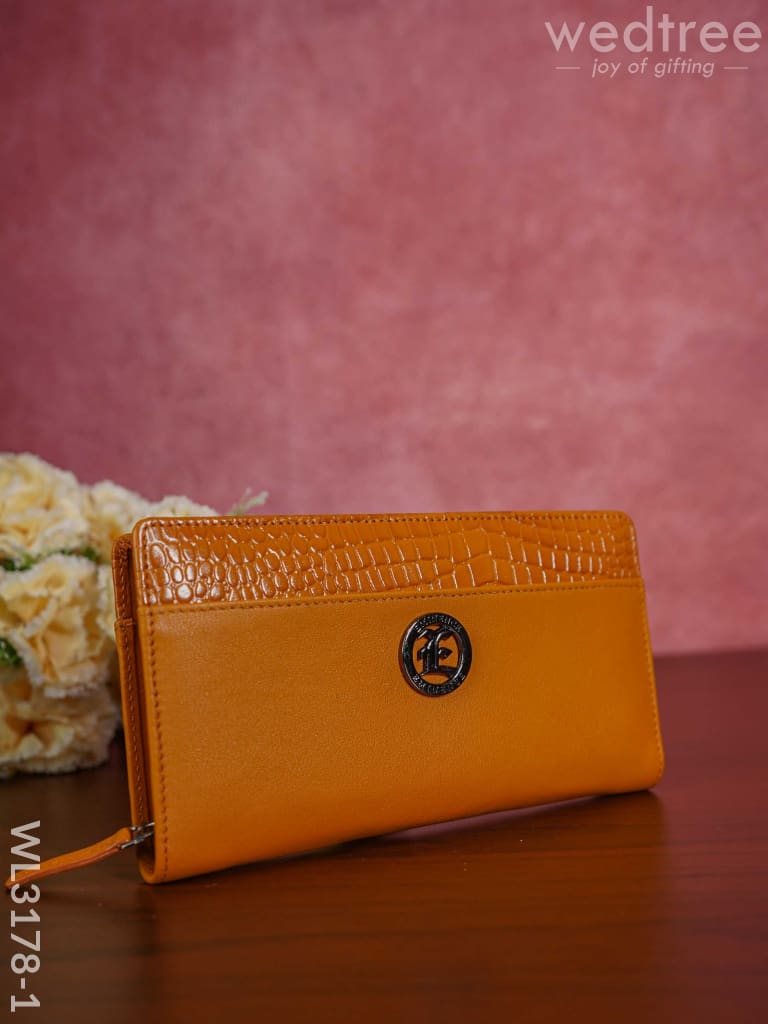 Ladies Wallet With Self Design - Wl3178 Wallet