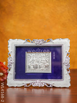 Lakshmi Ganesha 999 Silver Frame - Wl4168 Medium German Photo