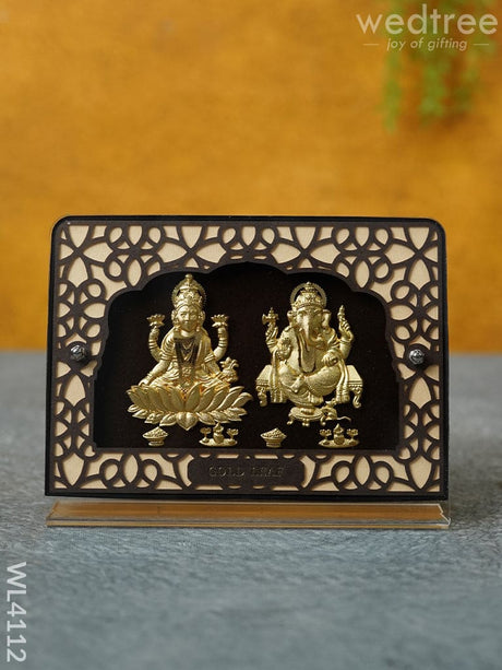 Lakshmi-Ganesha Frame With Stand (5 X 6) - Wl4112 Frames