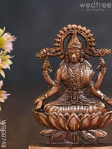 Lakshmi Murthi Big - Copper Antique Finish Wbg0748 Divine Figurines