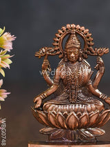 Lakshmi Murthi Big - Copper Antique Finish Wbg0748 Divine Figurines