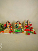 Lakshmi Saraswathi Durga - Set Of 3 Wl3472 Dolls