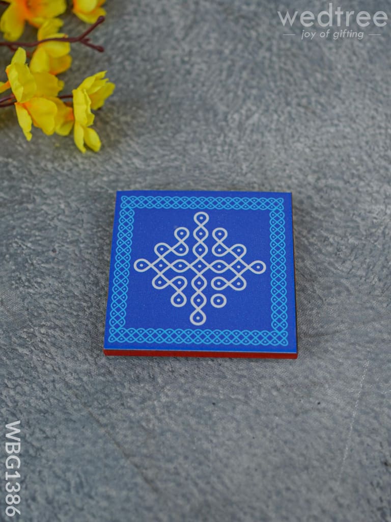 Laminated Manai - Kolam Design 4 X Wbg1386 Rg