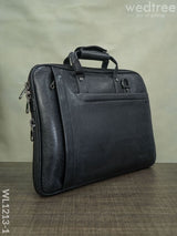 Laptop Bag In Leather With Expandable Sleek - Wl1213 Corporate Gifts