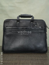 Laptop Bag In Leather With Expandable Sleek - Wl1213 Corporate Gifts