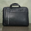 Laptop Bag In Leather With Expandable Sleek - Wl1213 Black Corporate Gifts