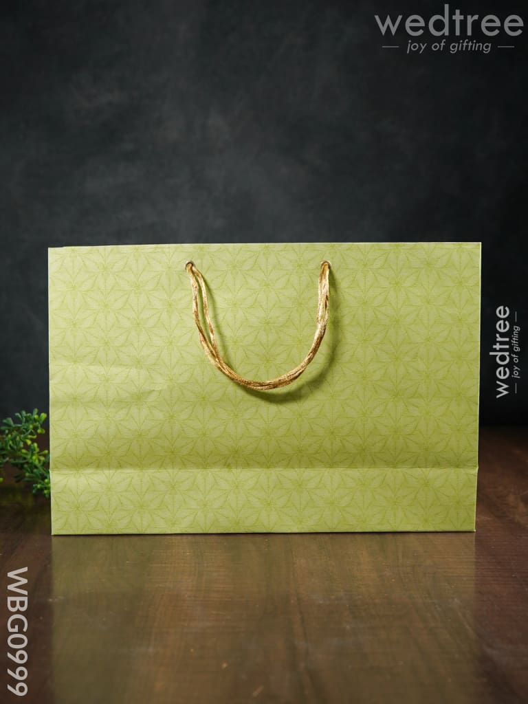 Leaf Design Paper Bag - Wbg0999 Bags